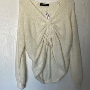 Akira white sweater